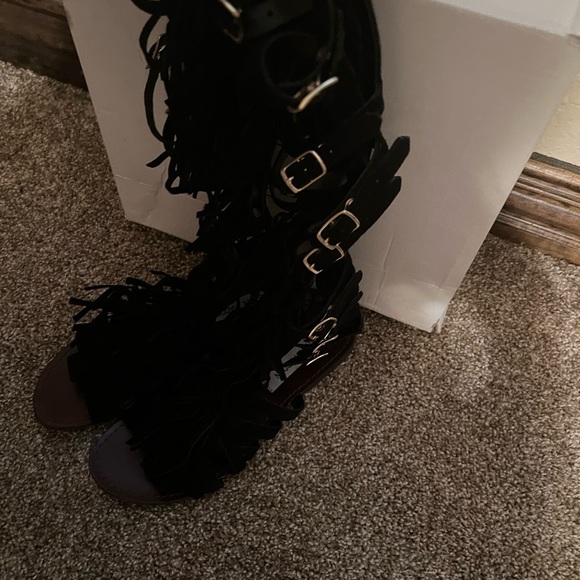 Steve Madden Suede Gladiator Sandal - Picture 3 of 3